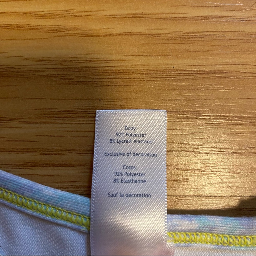 Ivivva by Lululemon multicolour tank girls size 12 - Picture 6 of 7
